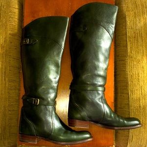 ♥️ RARE 9M FRYE DORADO HUNTER GREEN RIDING BOOTS!